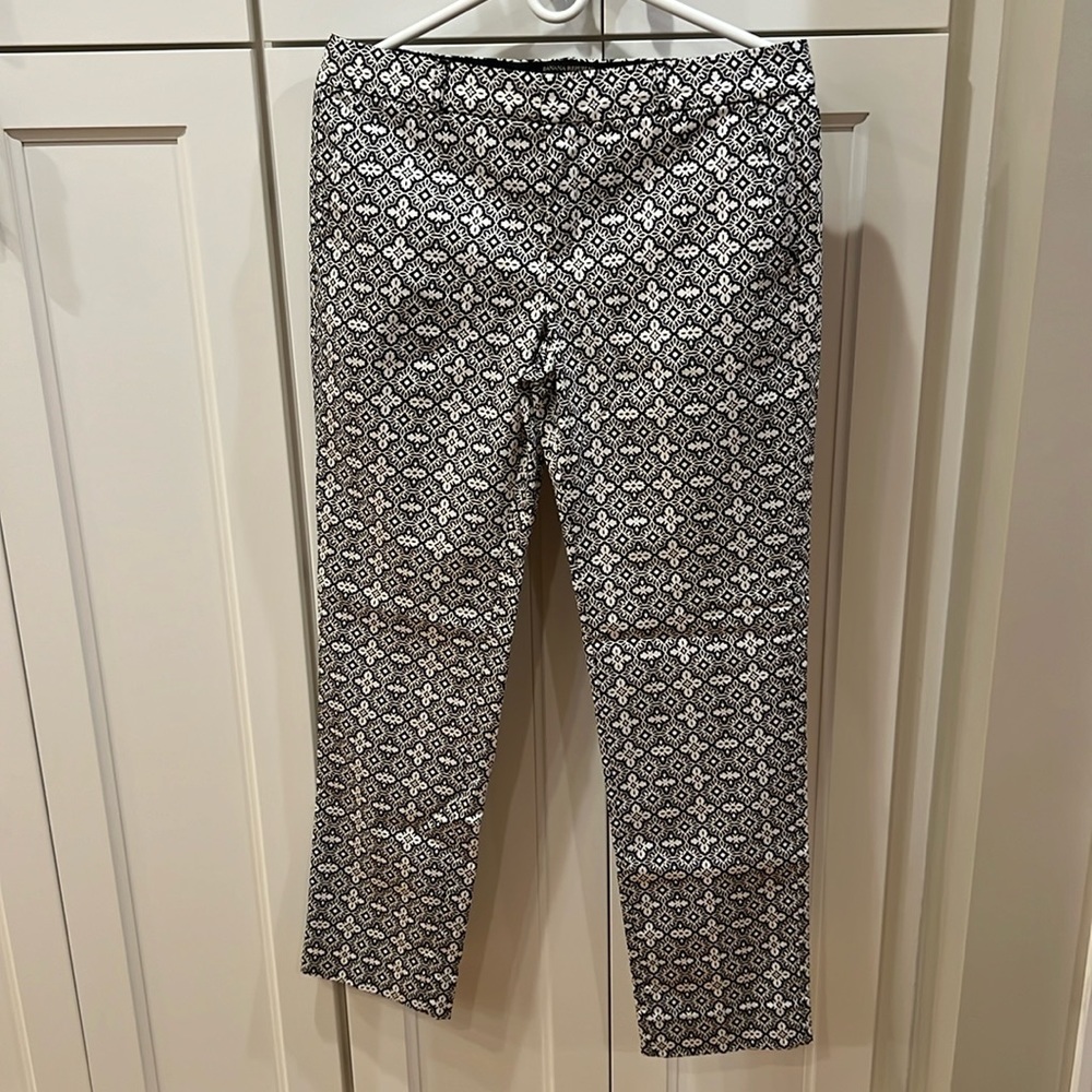 Banana Republic Mod Geometric Print Pants Size 6 LIKE NEW